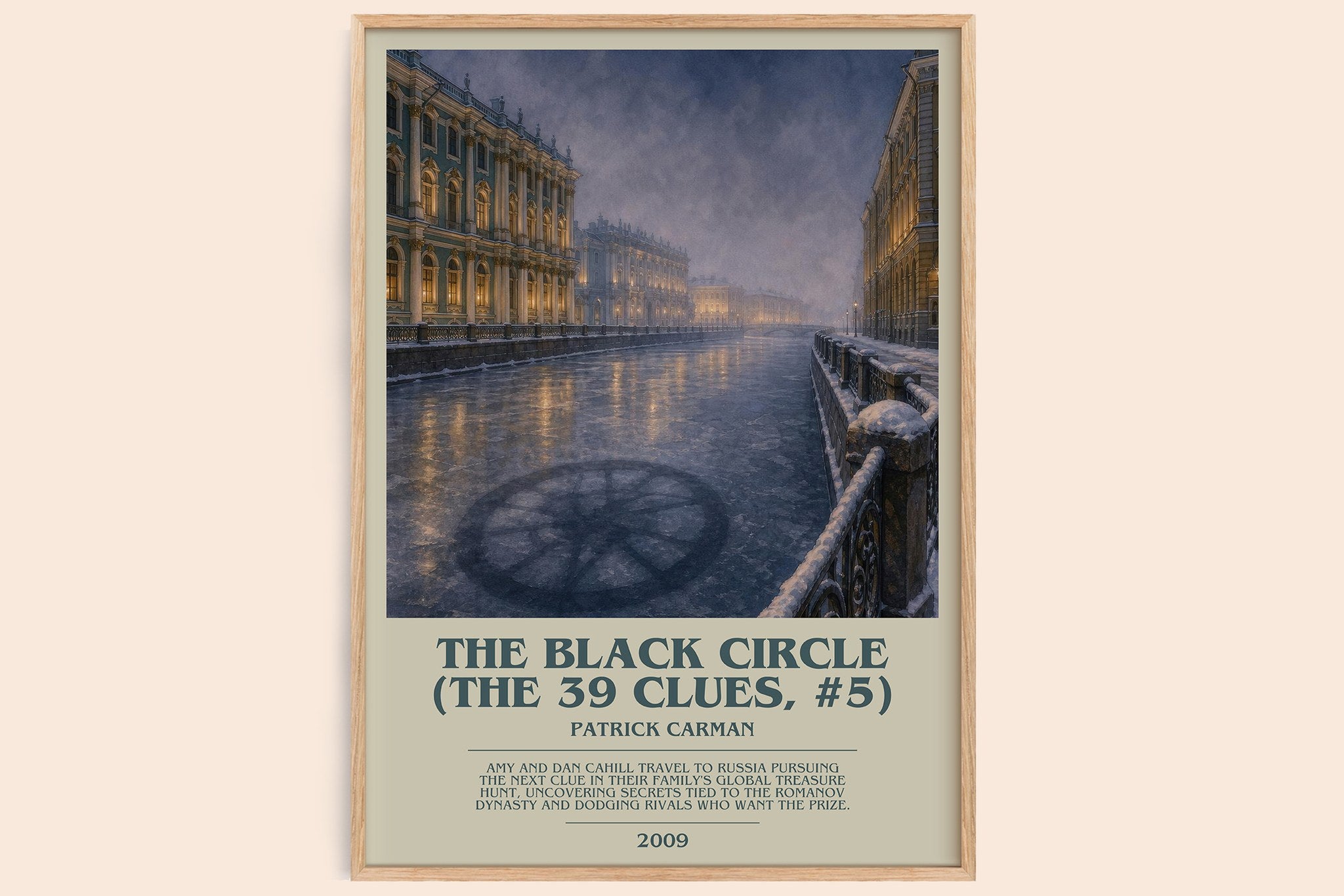 The Black Circle (The 39 Clues, #5) Bookish Wall Art by Patrick Carman