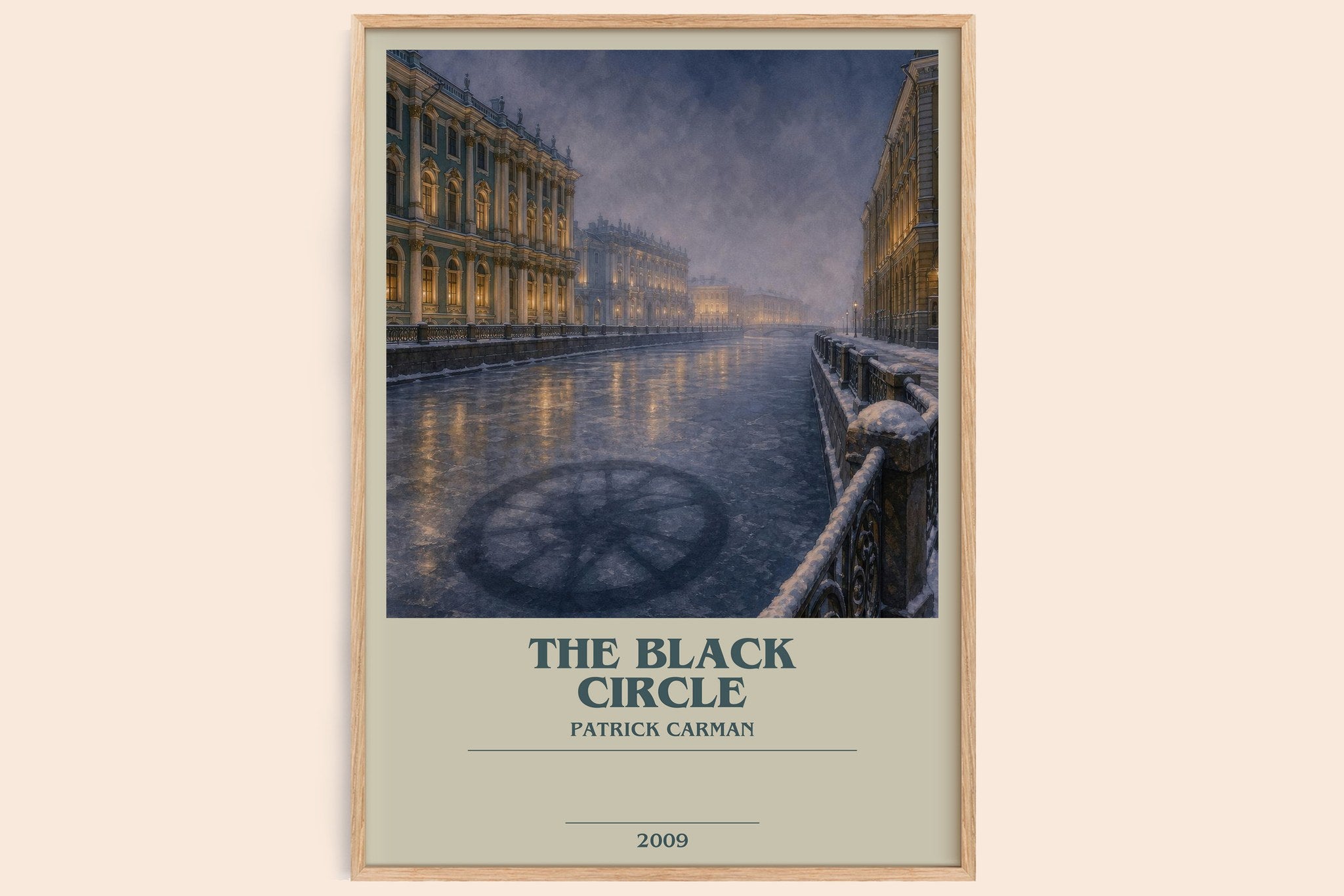The Black Circle Bookish Wall Art by Patrick Carman