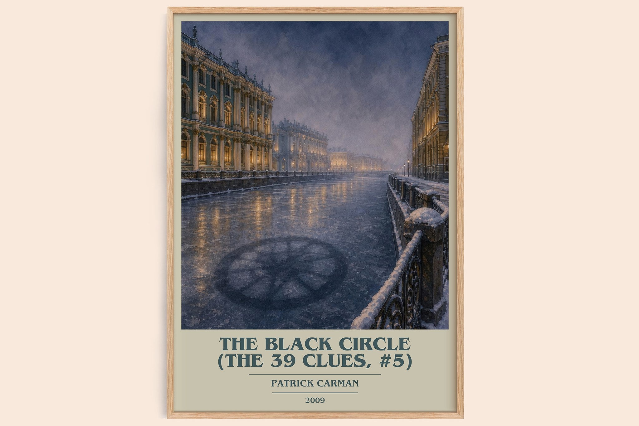 Black Circle (The 39 Clues, #5) Book Cover Poster by Patrick Carman