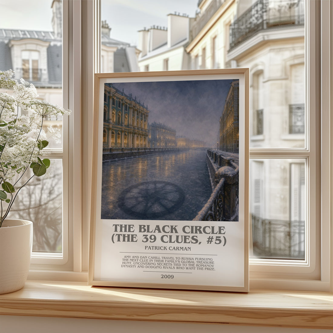 The Black Circle (The 39 Clues, #5) bookish poster colour and style options – Patrick Carman book art