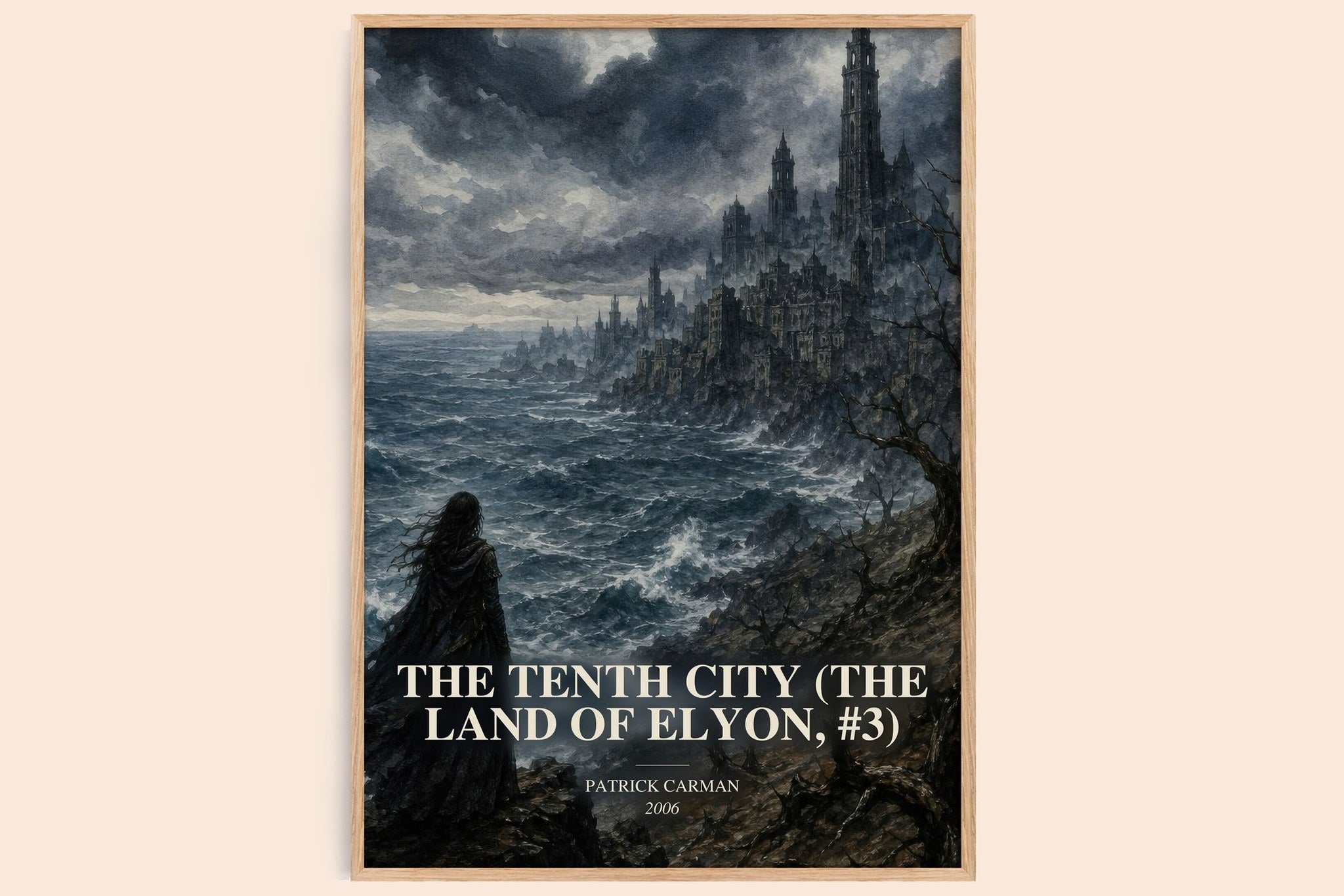 The Tenth City (The Land of Elyon, #3) Book Watercolour Illustration by Patrick Carman