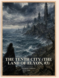 The Tenth City (The Land of Elyon, #3) watercolour book poster by Patrick Carman – framed literary art print