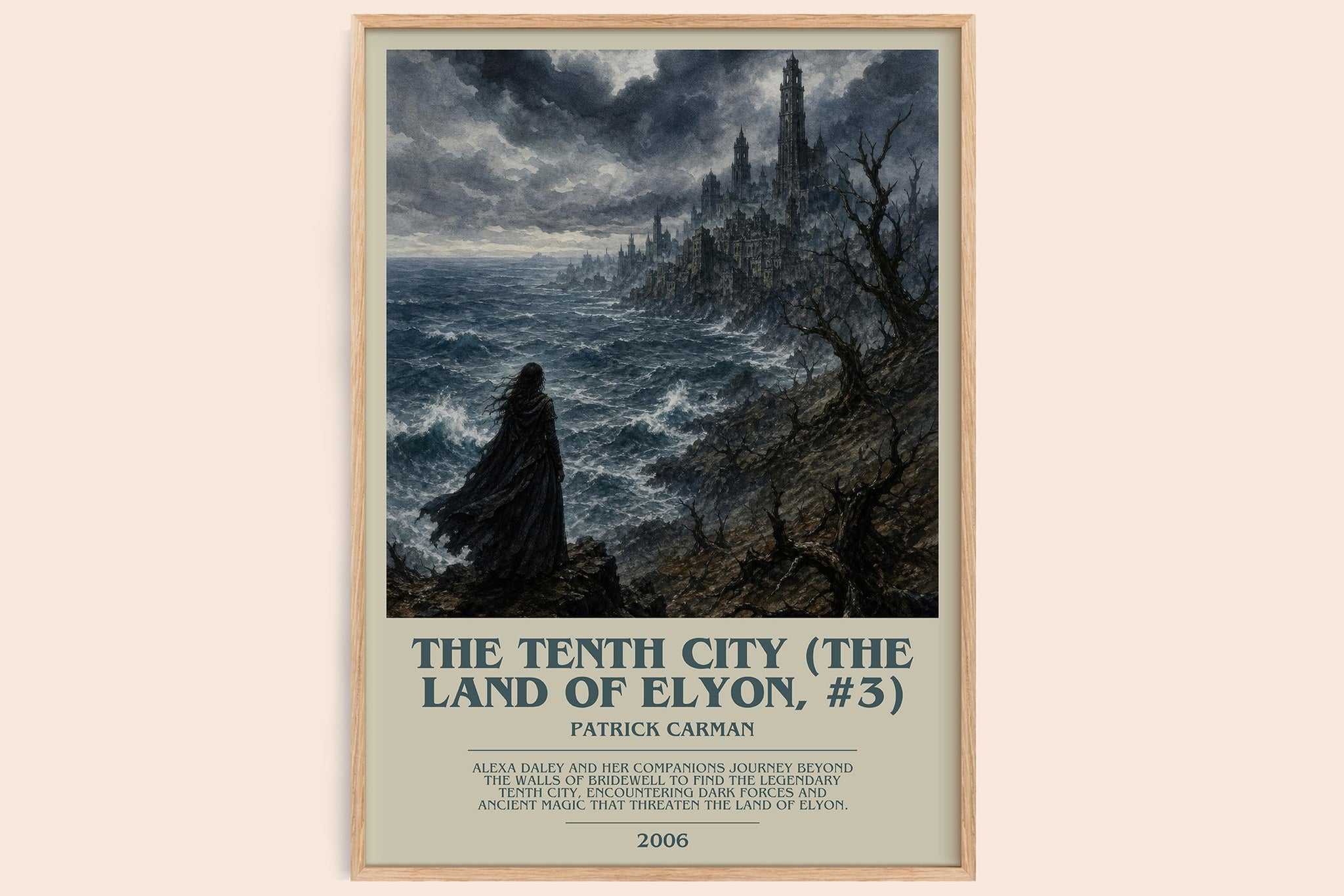 Tenth City (The Land of Elyon, #3) Bookish Wall Art by Patrick Carman