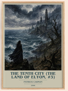 The Tenth City (The Land of Elyon, #3) book cover book poster by Patrick Carman – framed literary art print