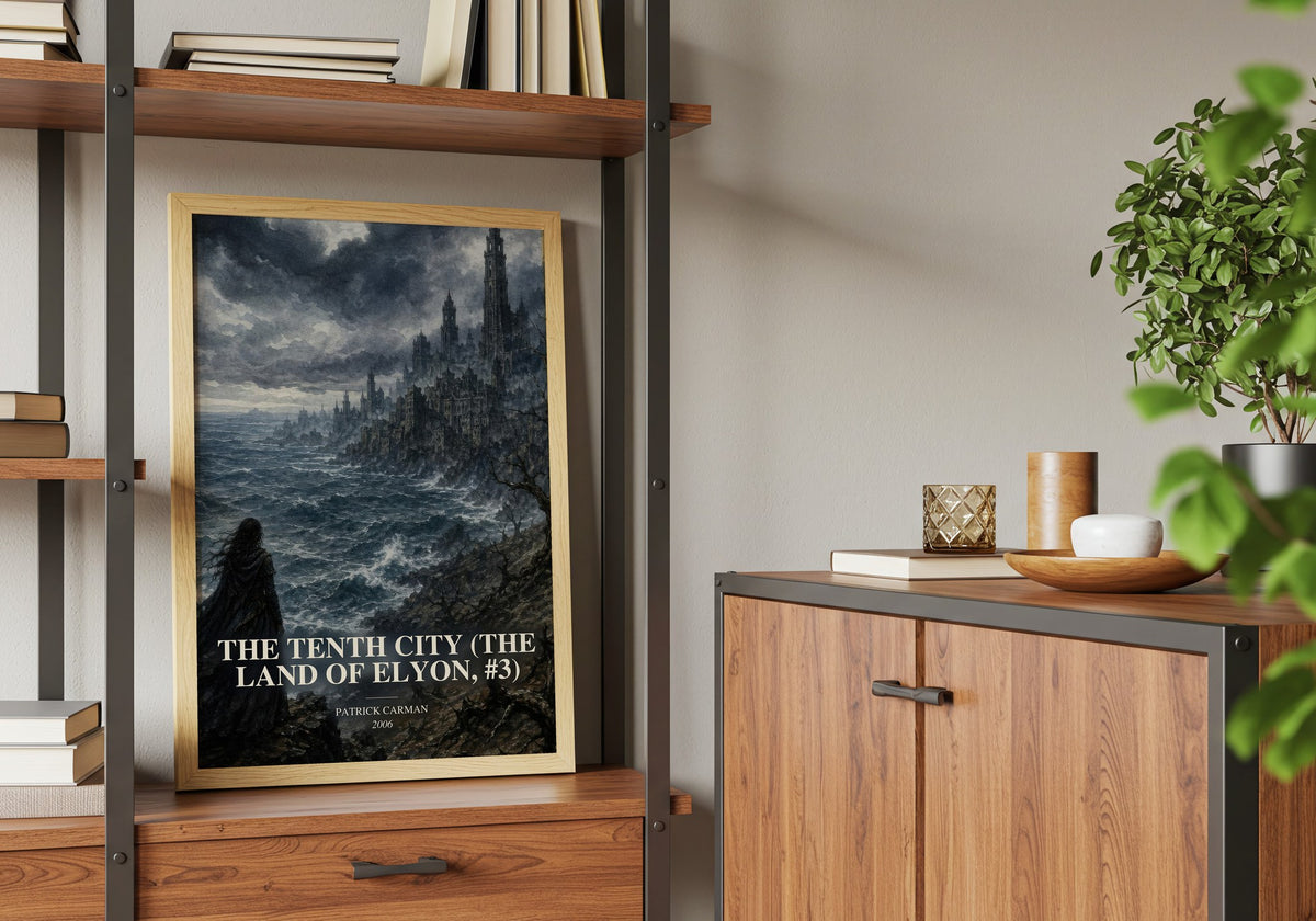 The Tenth City (The Land of Elyon, #3) book watercolour illustration paper finish options – matte satin gloss