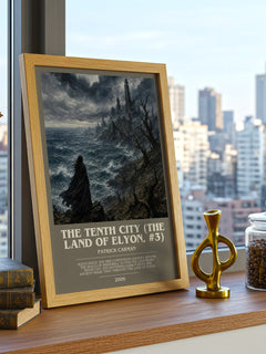 The Tenth City (The Land of Elyon, #3) bookish print framed by window – literary home decor