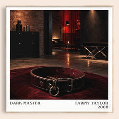 Dark Master literary book poster by Tawny Taylor – framed literary art print