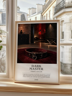 Dark Master bookish poster colour and style options – Tawny Taylor book art