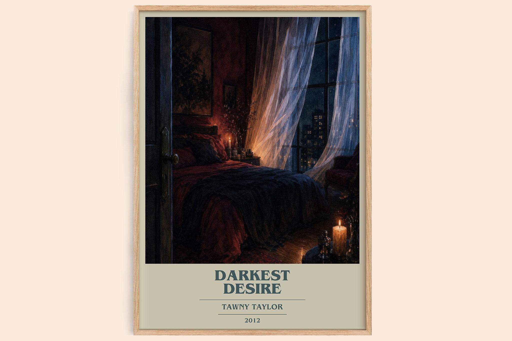 Darkest desire Book Cover Poster by Tawny Taylor