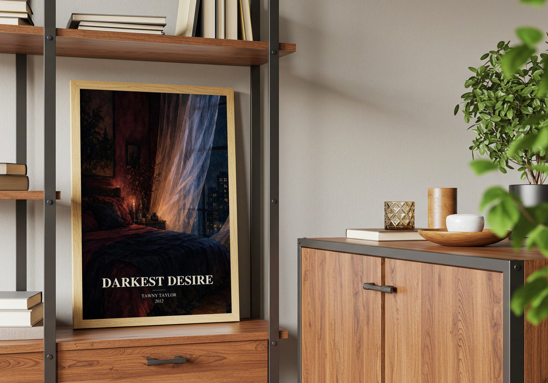 Darkest desire book watercolour illustration paper finish options – matte satin gloss