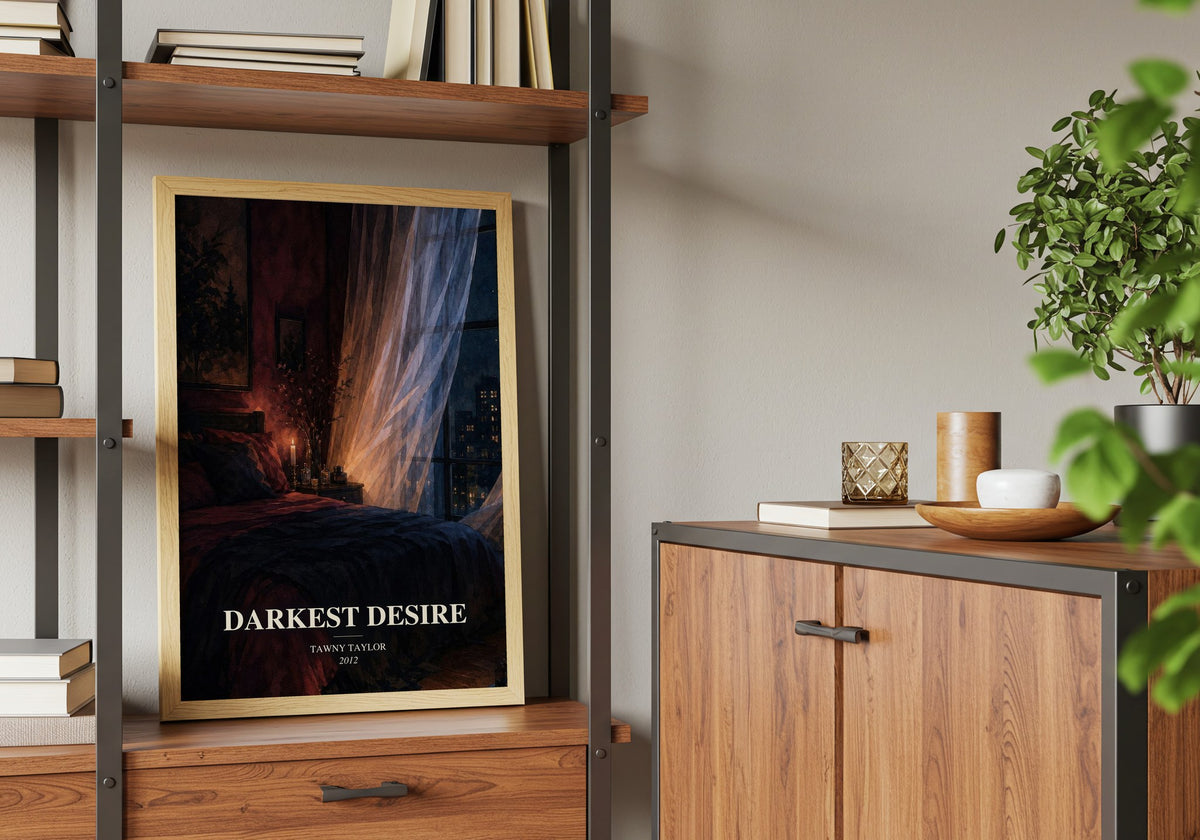 Darkest desire book watercolour illustration paper finish options – matte satin gloss