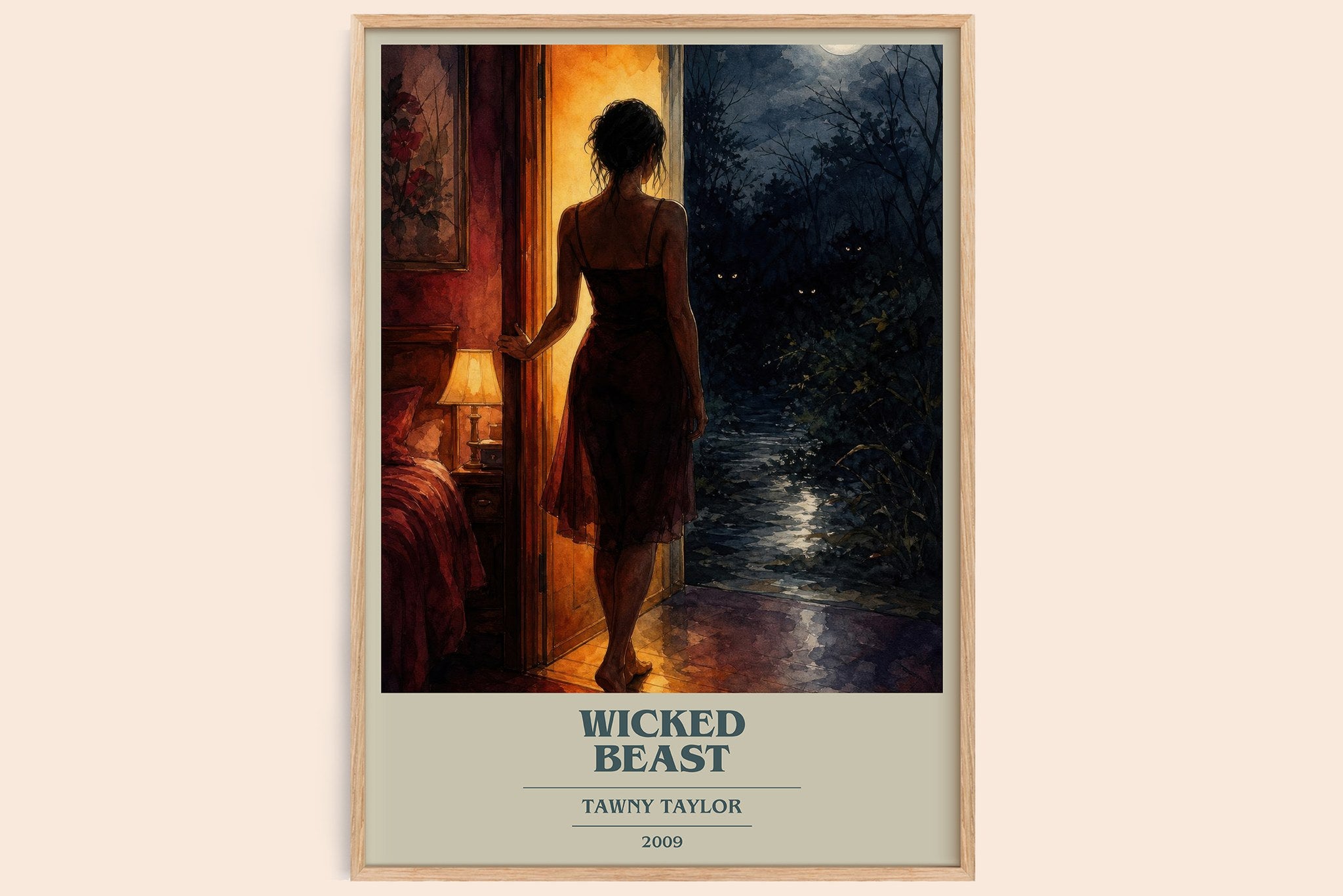 Wicked beast Book Cover Poster by Tawny Taylor