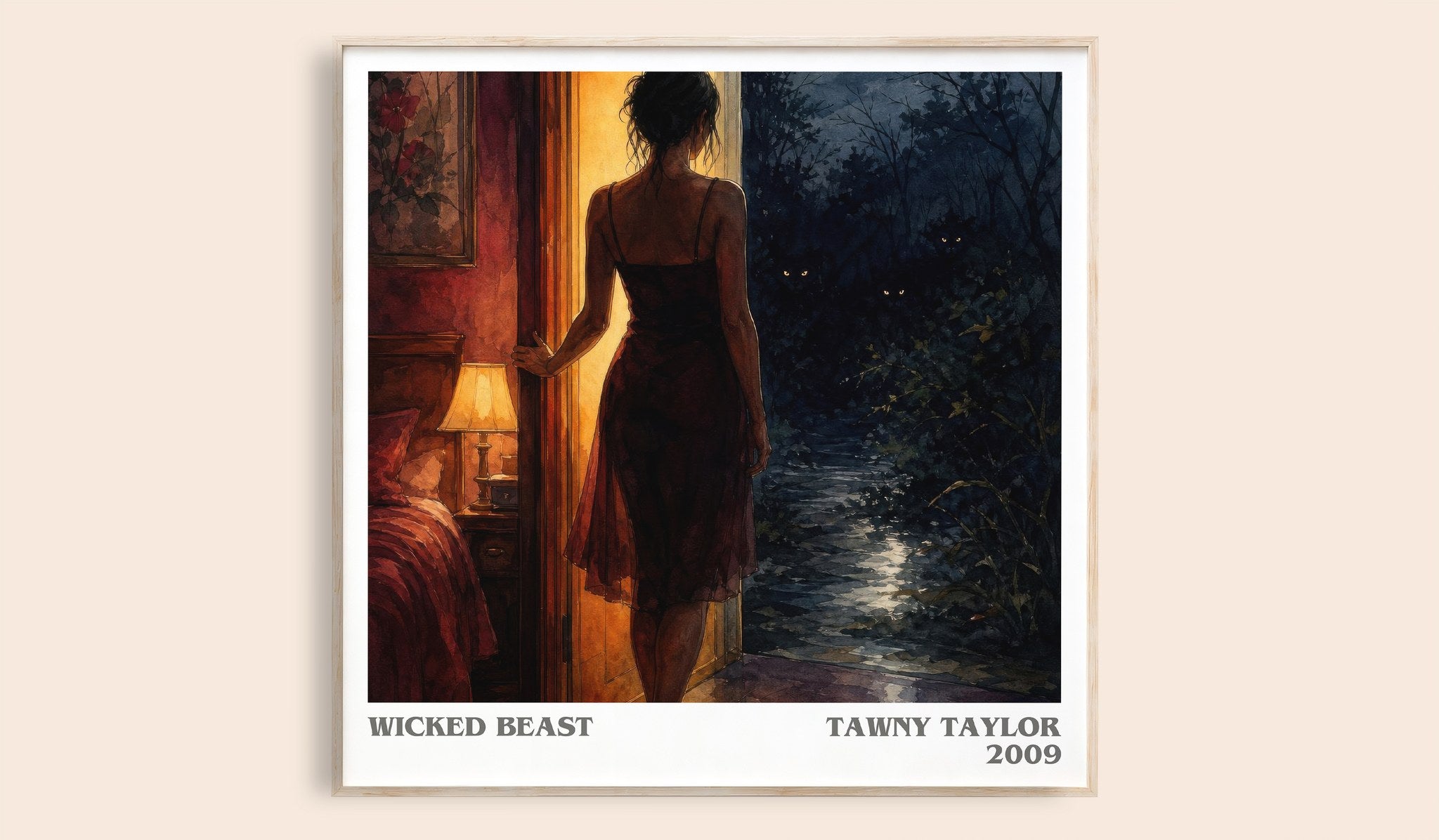 Wicked beast Literary Art Print by Tawny Taylor
