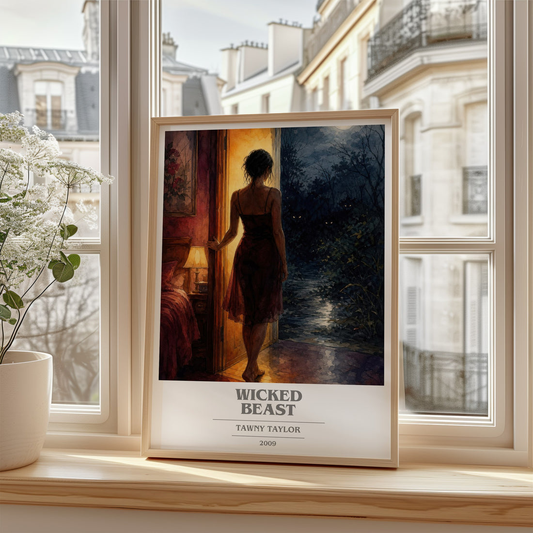 Wicked beast book cover poster colour and style options – Tawny Taylor book art