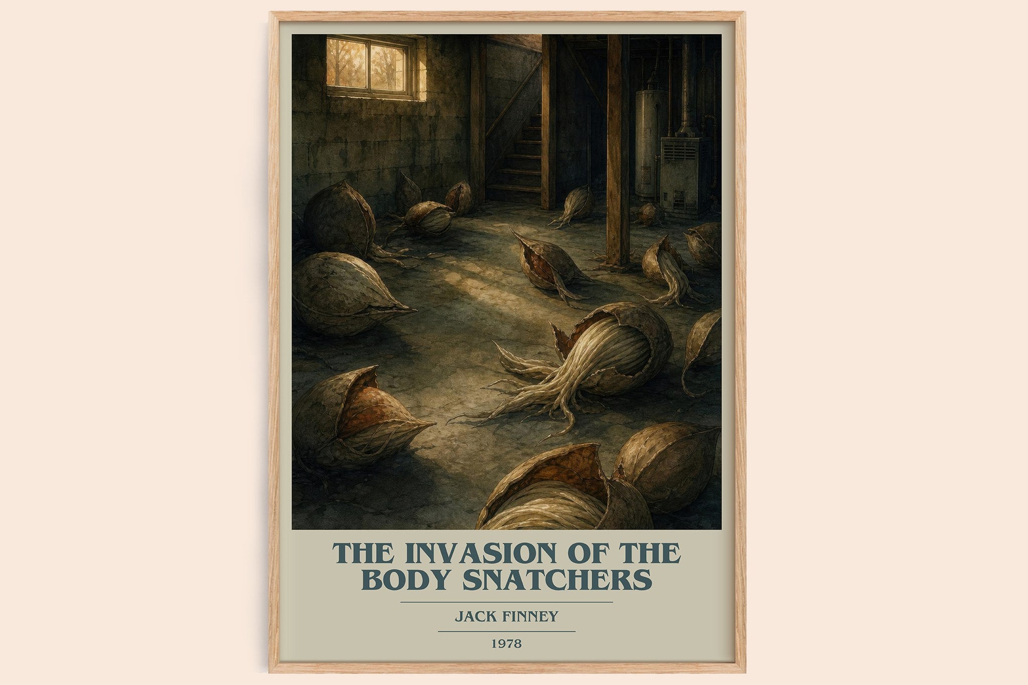 The Invasion of the Body Snatchers Book Cover Poster by Jack Finney