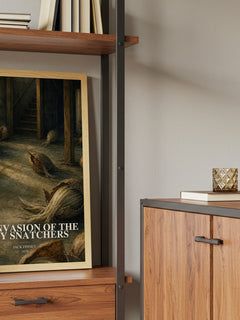 The Invasion of the Body Snatchers book watercolour illustration paper finish options – matte satin gloss