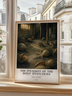 The Invasion of the Body Snatchers book cover poster colour and style options – Jack Finney book art