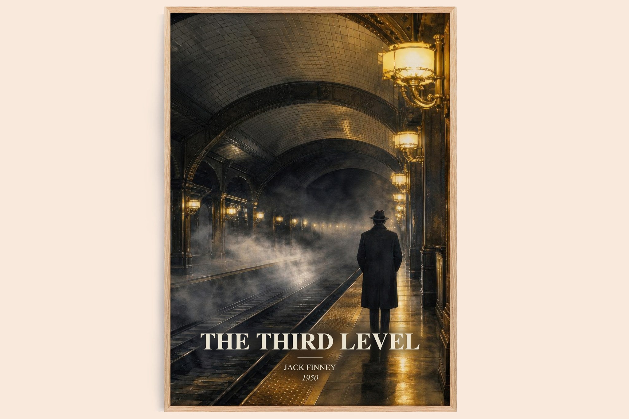 The third level Book Watercolour Illustration by Jack Finney
