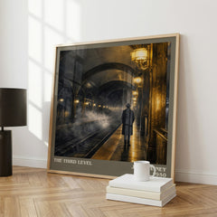The third level literary print framed by window – literary home decor