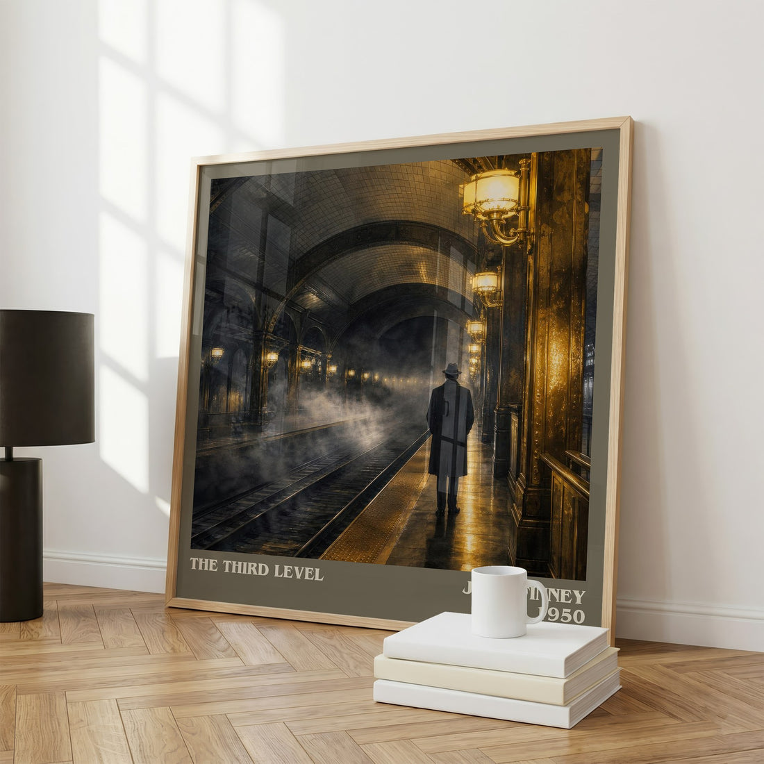 The third level literary print framed by window – literary home decor