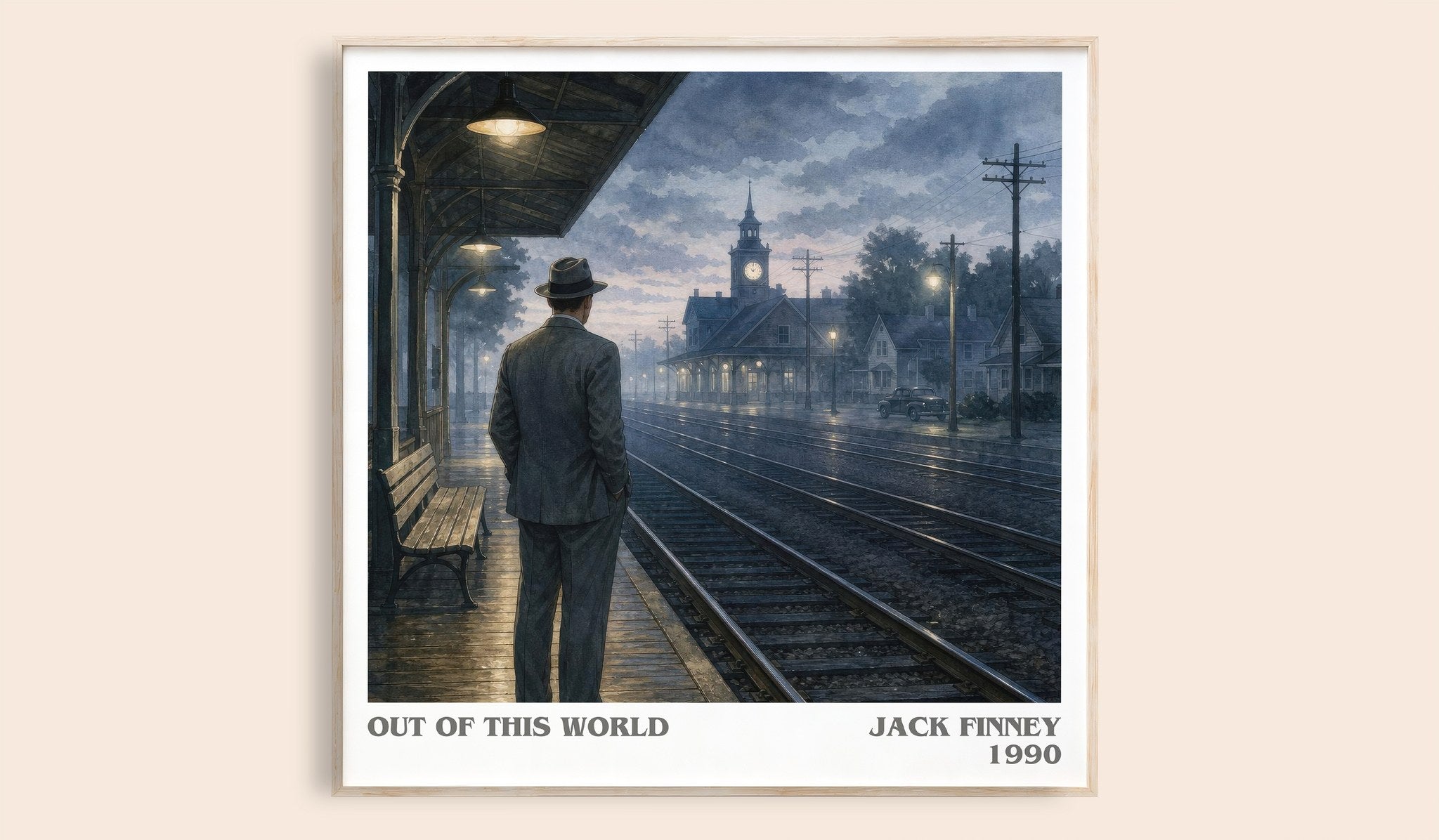 Out of this world Literary Art Print by Jack Finney