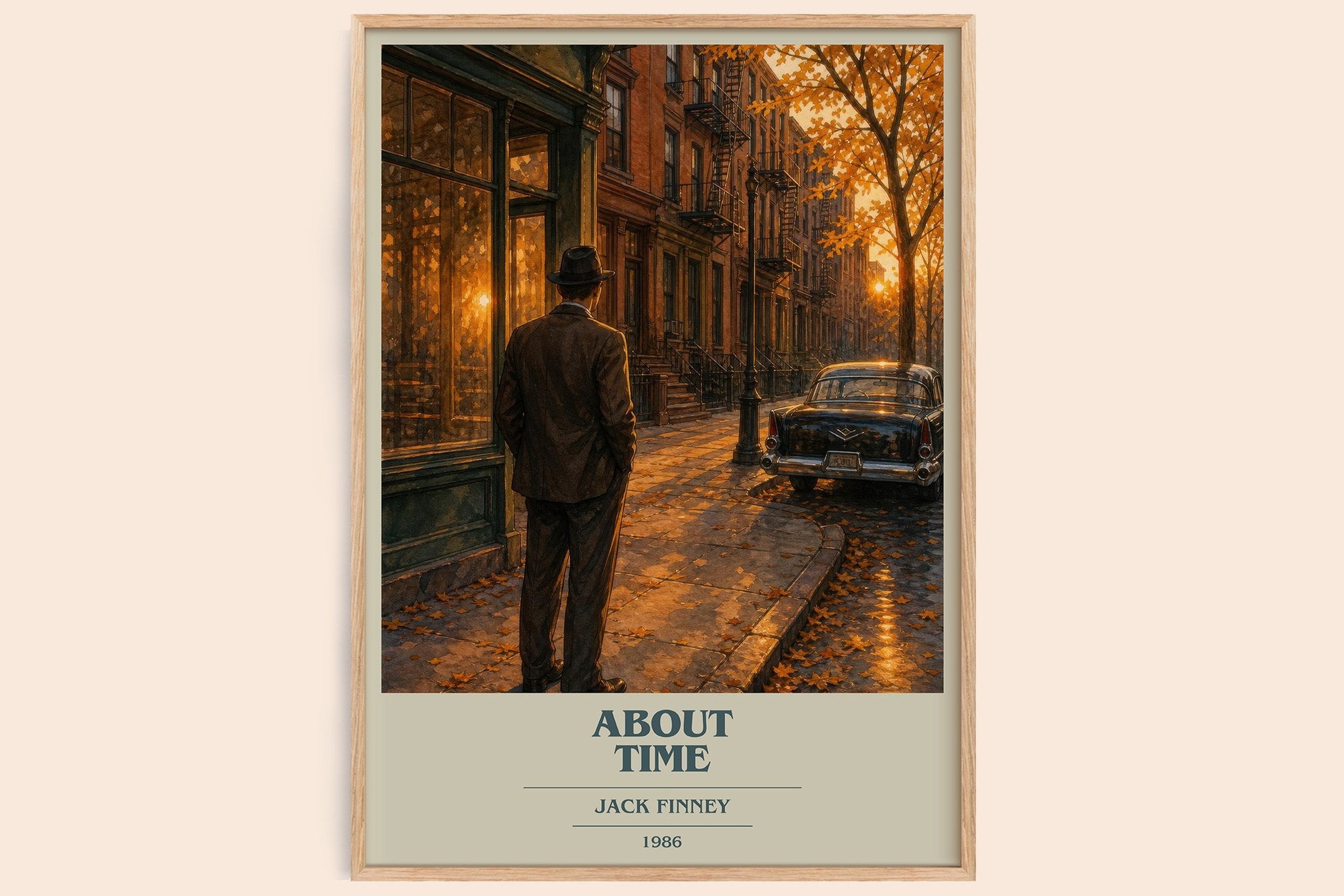 About time Book Cover Poster by Jack Finney