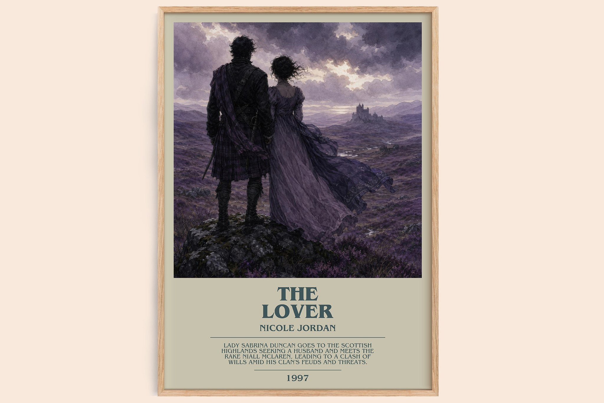 The Lover Bookish Wall Art by Nicole Jordan