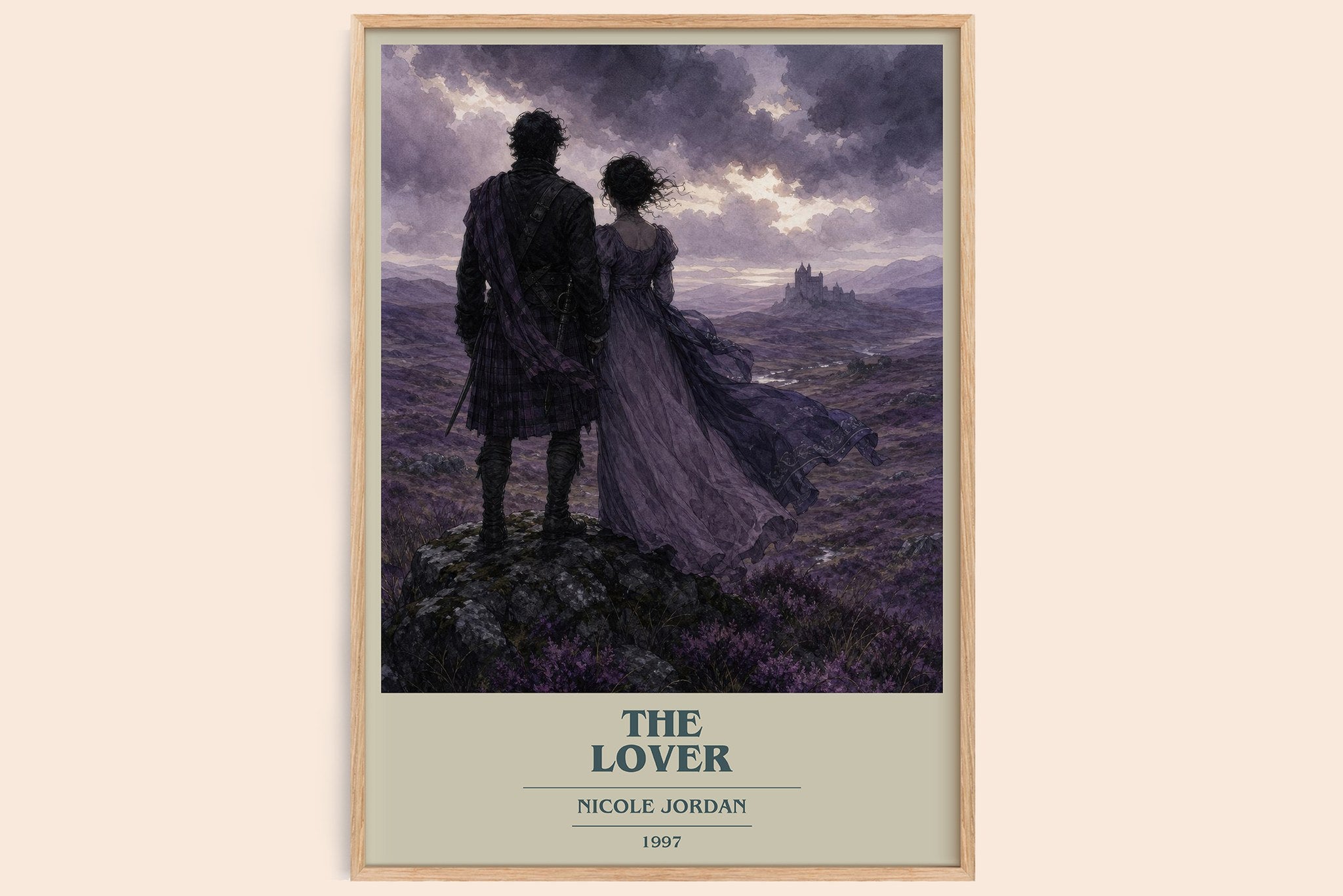 The Lover Book Cover Poster by Nicole Jordan