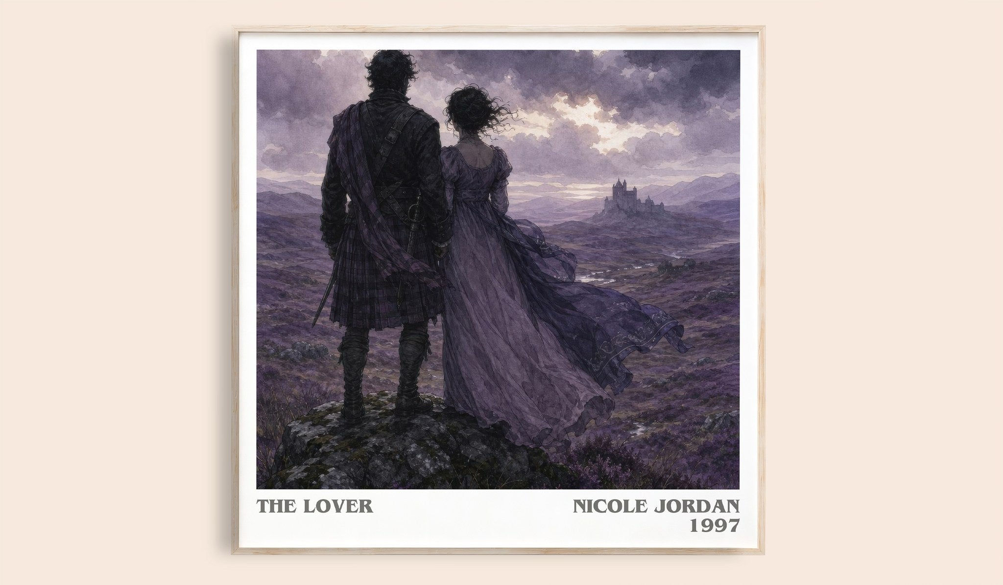 The Lover Literary Art Print by Nicole Jordan