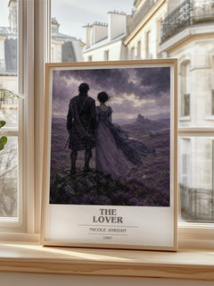 The Lover book cover poster colour and style options – Nicole Jordan book art