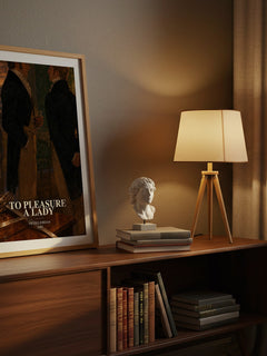 To Pleasure A Lady watercolour print on bookshelf – Nicole Jordan fan gift