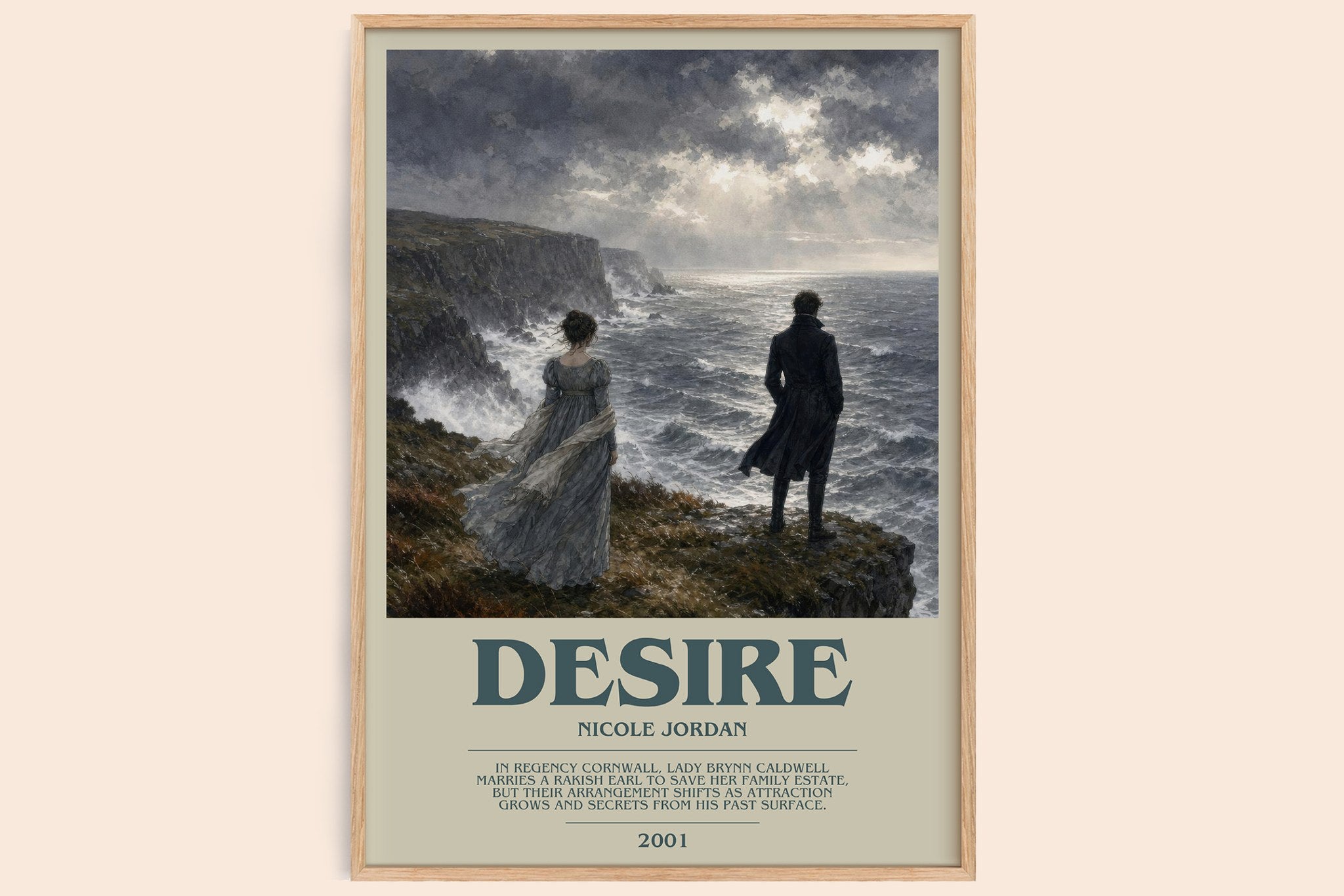 Desire Bookish Wall Art by Nicole Jordan