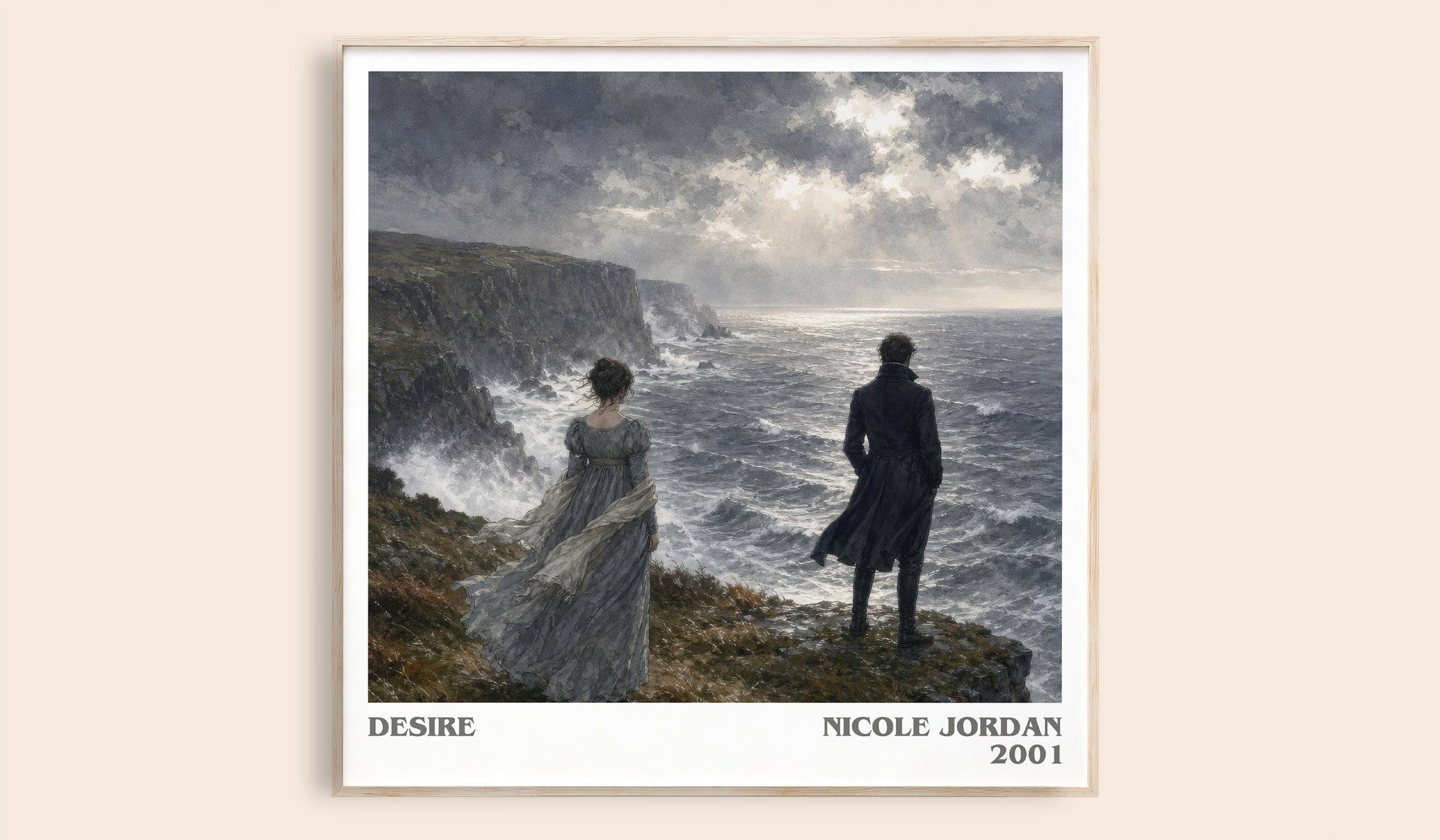 Desire Literary Art Print by Nicole Jordan