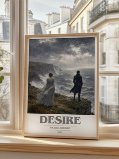 Desire book cover poster colour and style options – Nicole Jordan book art