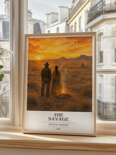 The Savage book cover poster colour and style options – Nicole Jordan book art
