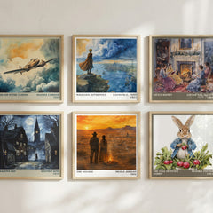 The Savage literary art print colour and style options – Nicole Jordan book art