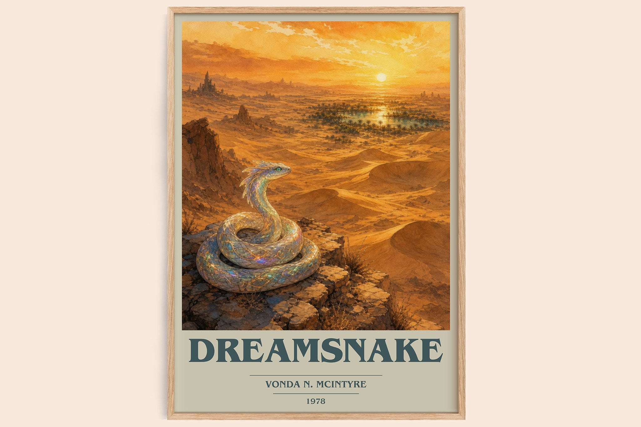 Dreamsnake Book Cover Poster by Vonda N. McIntyre