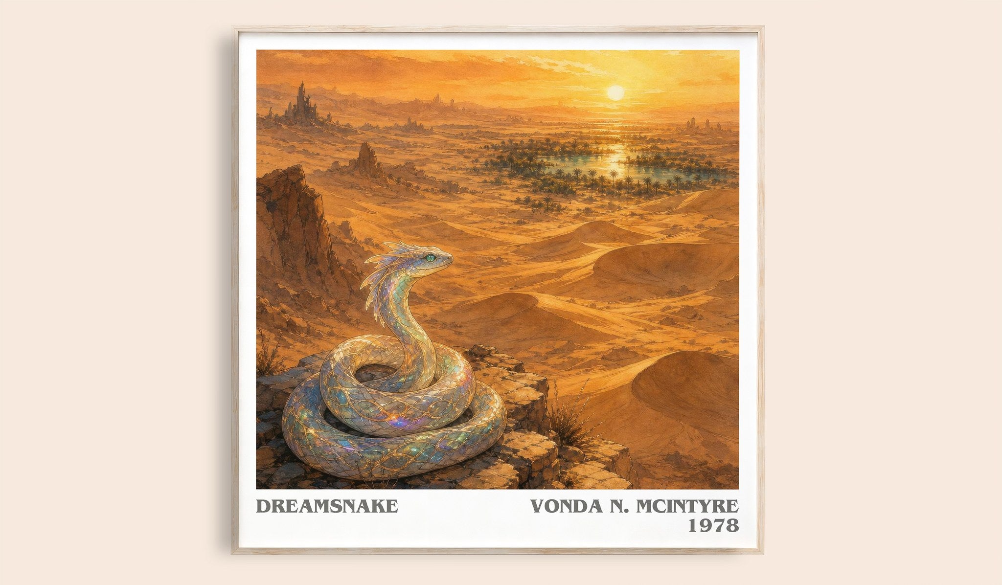 Dreamsnake Literary Art Print by Vonda N. McIntyre