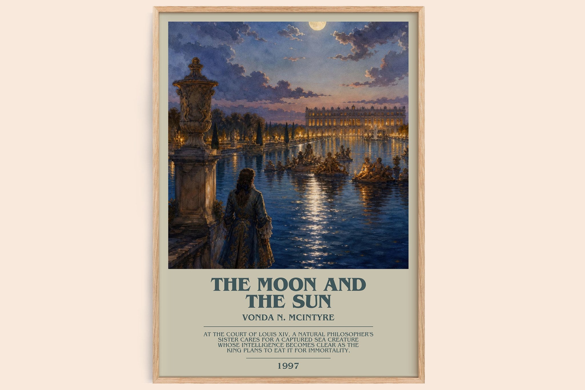 The Moon and the Sun Bookish Wall Art by Vonda N. McIntyre