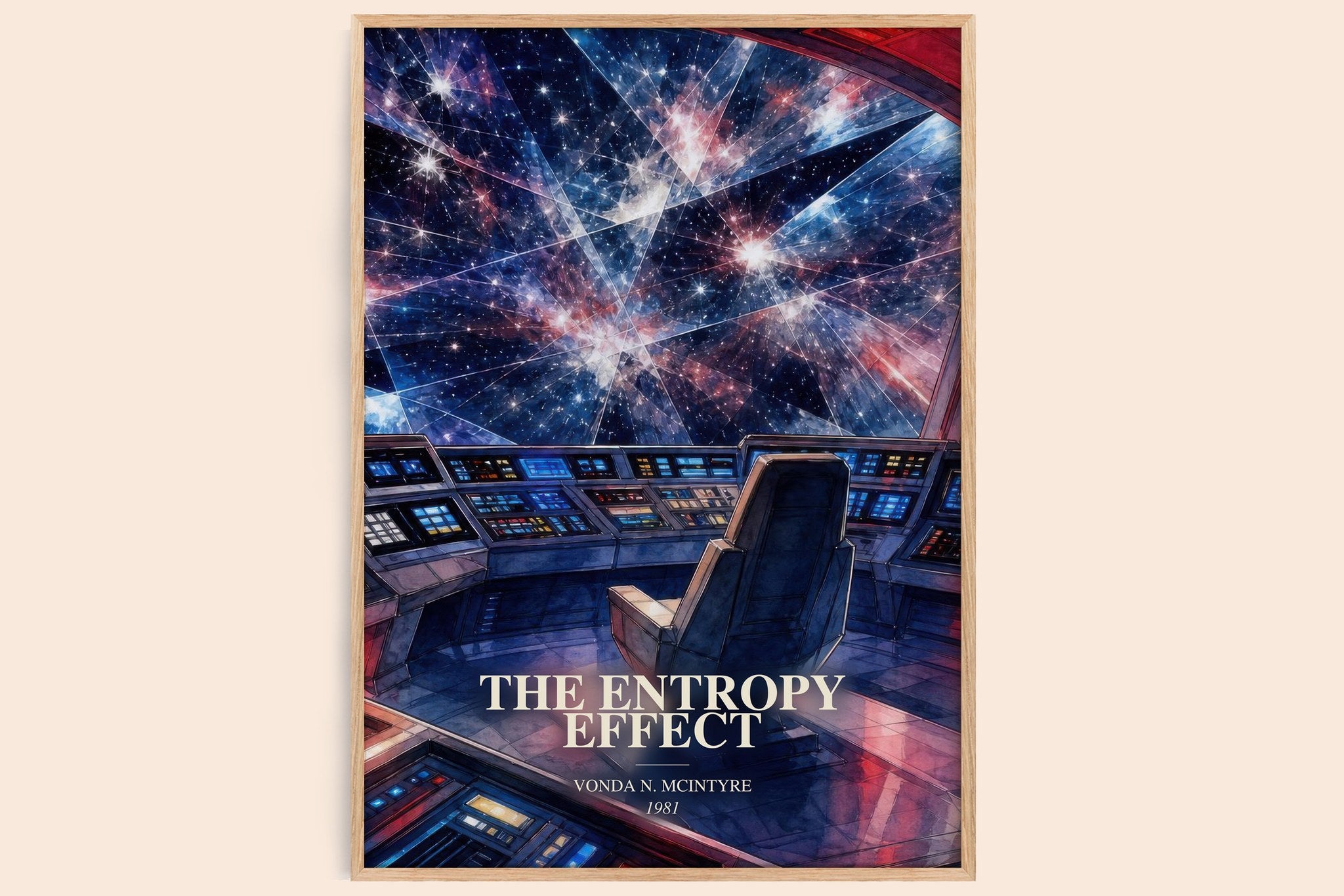The Entropy Effect Book Watercolour Illustration by Vonda N. McIntyre