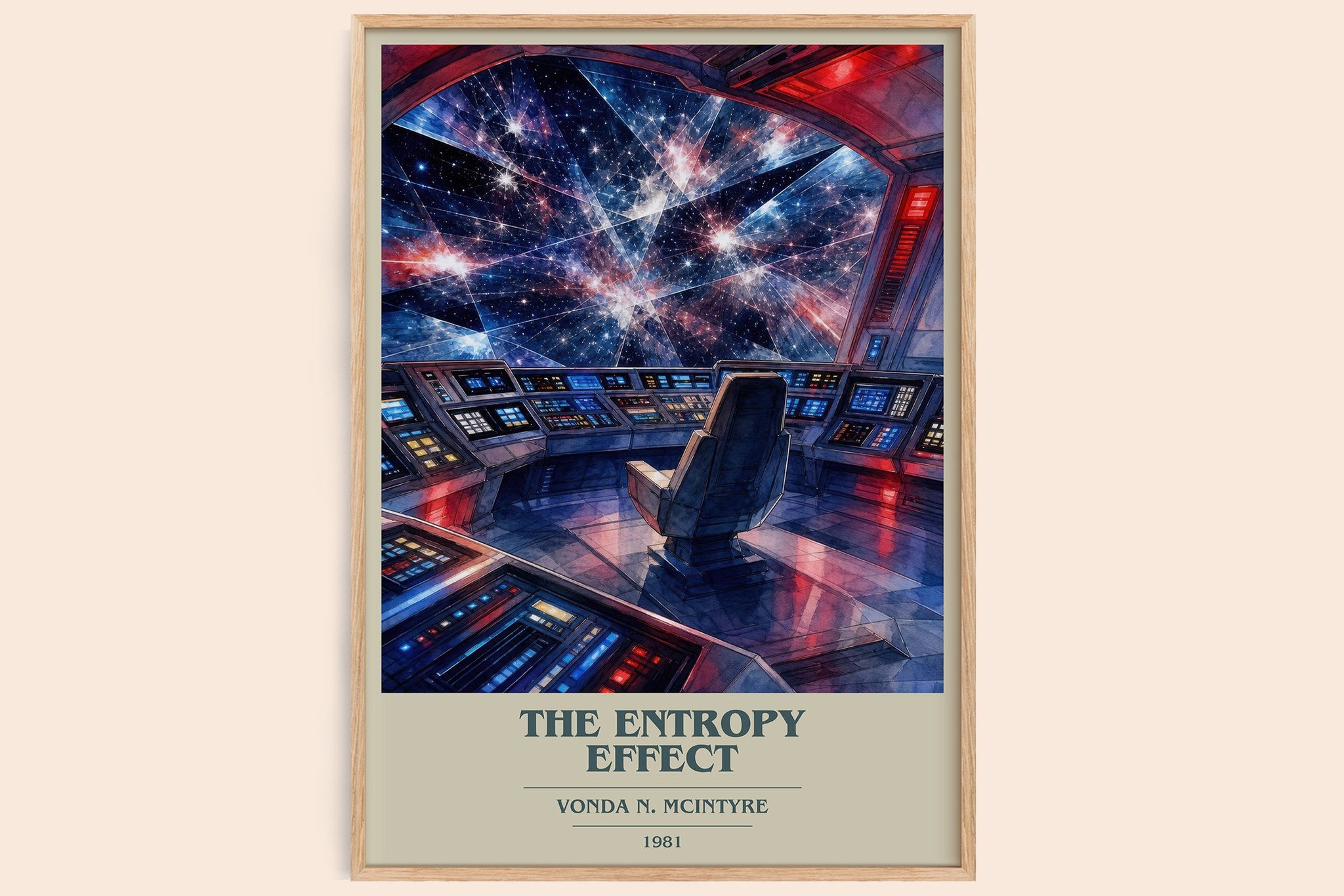 The Entropy Effect Book Cover Poster by Vonda N. McIntyre