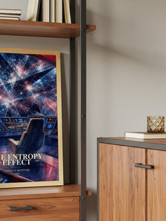 The Entropy Effect book watercolour illustration paper finish options – matte satin gloss