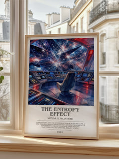 The Entropy Effect bookish poster colour and style options – Vonda N. McIntyre book art