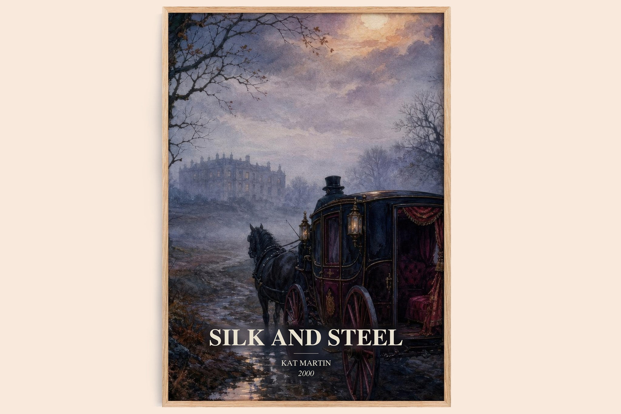 Silk and Steel Book Watercolour Illustration by Kat Martin
