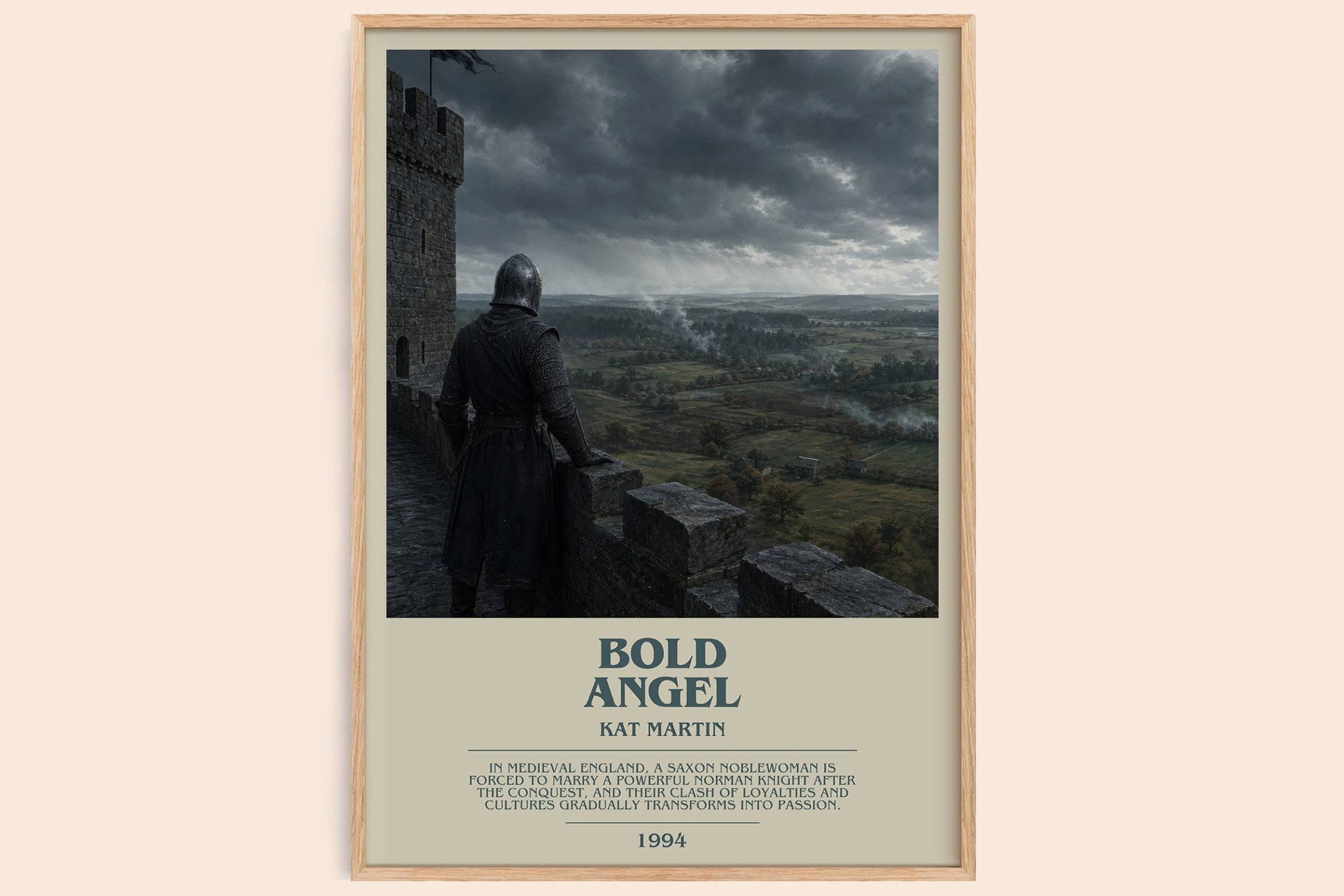 Bold Angel Bookish Wall Art by Kat Martin