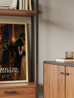 Perfect Sin- (Clayton #2) book watercolour illustration paper finish options – matte satin gloss