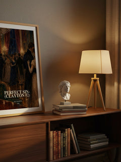Perfect Sin- (Clayton #2) watercolour print on bookshelf – Kat Martin fan gift