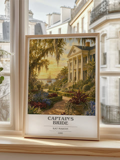 Captain's bride book cover poster colour and style options – Kat Martin book art
