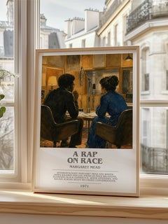 A rap on race bookish poster colour and style options – Margaret Mead book art