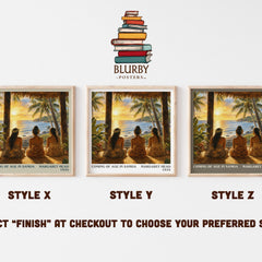 Coming of age in Samoa literary print in frame leaning in hallway – non fiction wall art
